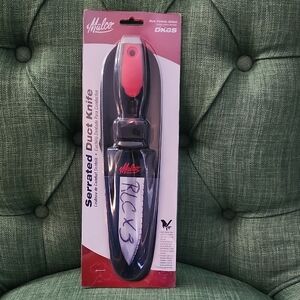 Malco Serrated Duct Knife with Red and Black Handle